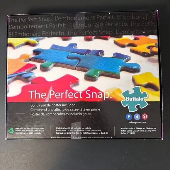 BUFFALO CINQUE TERRE 2000 PIECE JIGSAW PUZZLE FEATURING THE ITALIAN COASTLINE - Picture 3 of 5